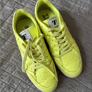 Thousand Fell Yellow elevated sole Sneakers worn twice